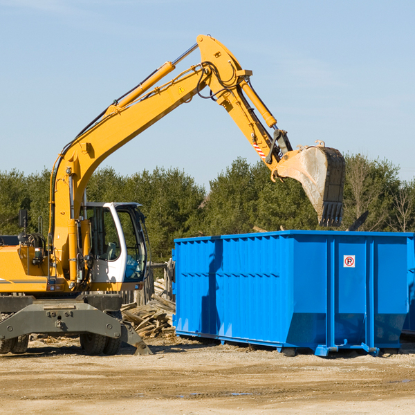 how many times can i have a residential dumpster rental emptied in Many Farms Arizona